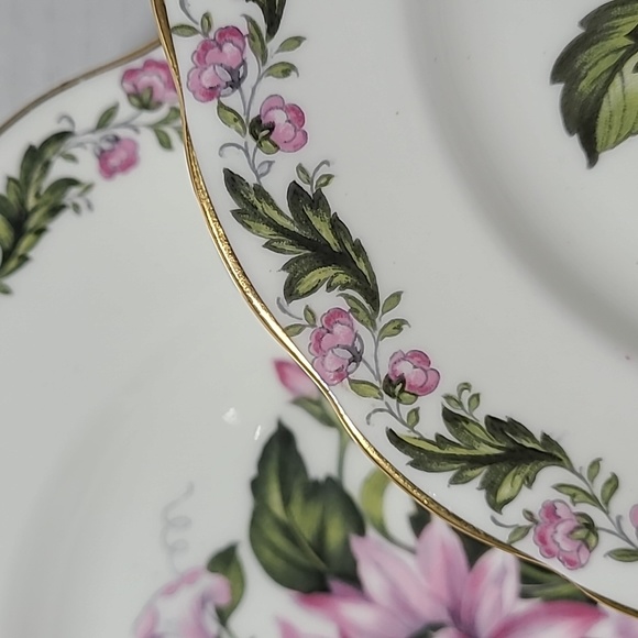 Vintage Royal Albert Dinner Plate and Saucer, Bone China, England, Cotswold - Picture 2 of 5